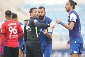 سوت دربی در دهان بهترین داور حال حاضر فوتبال ایران!
