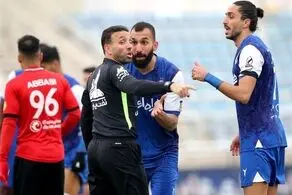 سوت دربی در دهان بهترین داور حال حاضر فوتبال ایران!