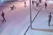 قتل هولناک یک جوان در خیابان مقابل دوربین مداربسته