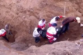 حادثه هولناک با ریزش قنات در شهرستان فامنین