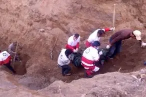 حادثه هولناک با ریزش قنات در شهرستان فامنین