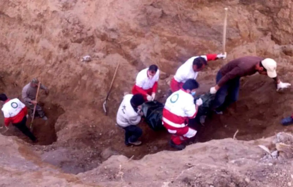 حادثه هولناک با ریزش قنات در شهرستان فامنین