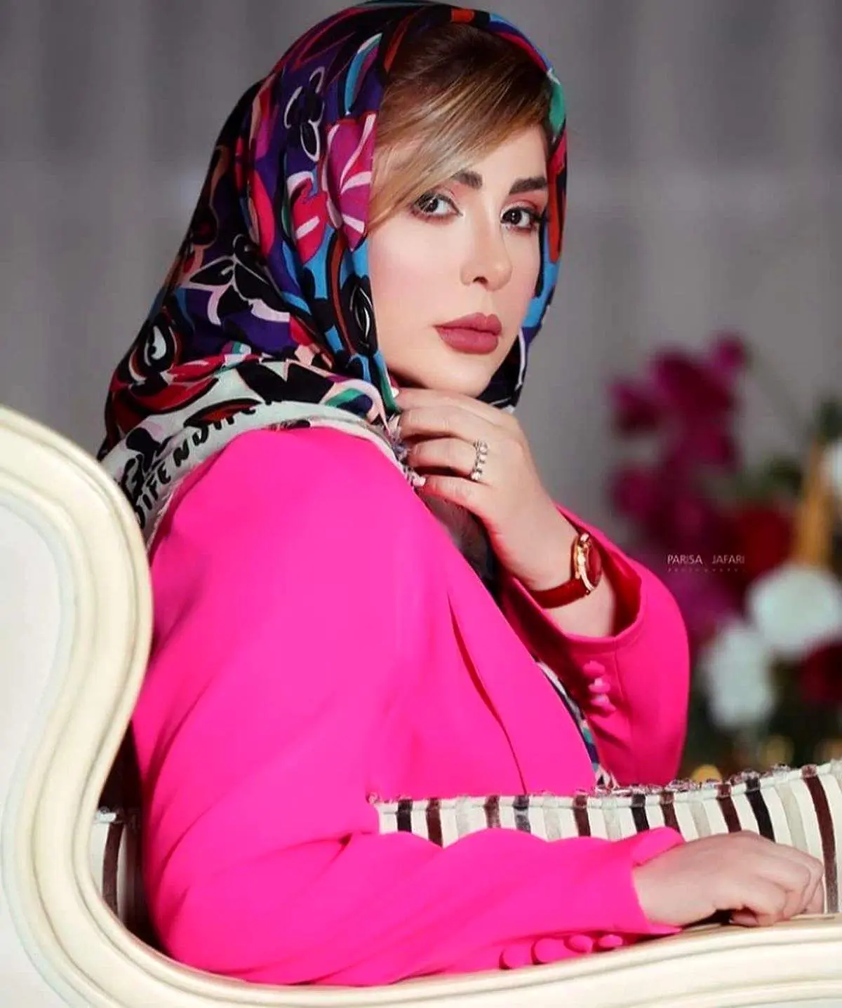 عکس عجیب از نیوشا ضیغمی و دخترش بر فراز آسمانها!
