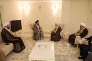 دیدار حکیم و آیت‌الله جوادی آملی/ رایزنی درباره چالش‌های امت اسلامی  