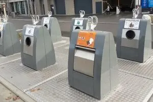 سطل زباله شگفت‌انگیز در تهران رویت شد!/ فیلم