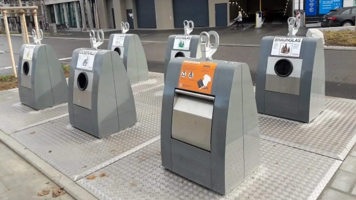 سطل زباله شگفت‌انگیز در تهران رویت شد!/ فیلم