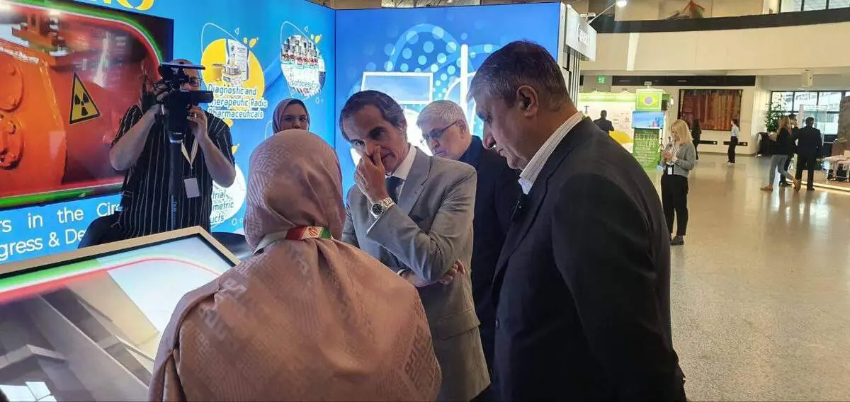 بازدید گروسی از دستاوردهای هسته‌ای ایران در وین 