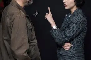  شهاب حسینی و آبان با سر و شکل متقاوت خارج از سریال/ تصاویر