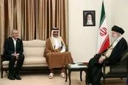 بیانیه قطر درباره دیدار امیر این کشور با رهبر انقلاب و رئیس جمهور ایران