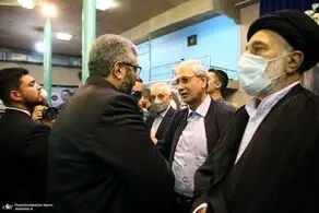 مراسم وداع با پیکر حجت الاسلام دعایی/ از حضور سید محمد خاتمی تا ظریف و ربیعی