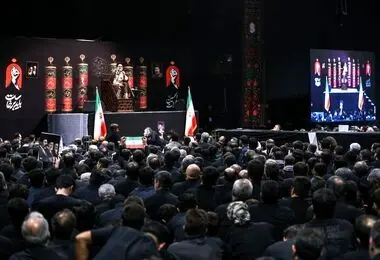 آخرین شب عزاداری در جوار محل شهادت قائد شهید انقلاب اسلامی