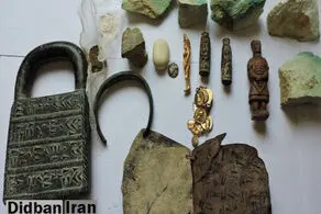  کشف اشیای عتیقه در فرودگاه امام خمینی/ عکس