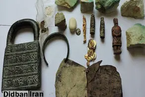  کشف اشیای عتیقه در فرودگاه امام خمینی/ عکس