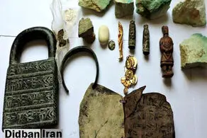  کشف اشیای عتیقه در فرودگاه امام خمینی/ عکس