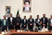 ۳ ستاره کشتى استخدام بانک ملی شدند