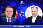 گفتگوی تلفنی وزرای امور خارجه جمهوری اسلامی ایران و جمهوری آذربایجان 