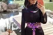 جنجالی ترین عکس از مینا مختاری زن بهرام رادان!/ تصویر