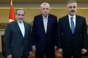 دیدار وزیر امور خارجه با رئیس جمهور ترکیه