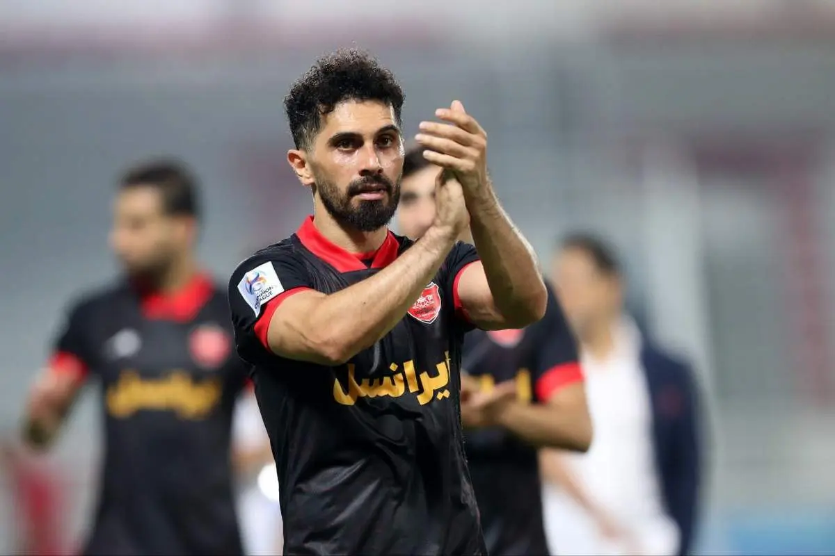 واکنش امید عالیشاه به پیروزی پرسپولیس مقابل الشرطه + عکس