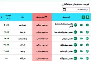 پتروفارس پیشتار بازدهی سالانه در بین صندوق‌های پتروشیمی

