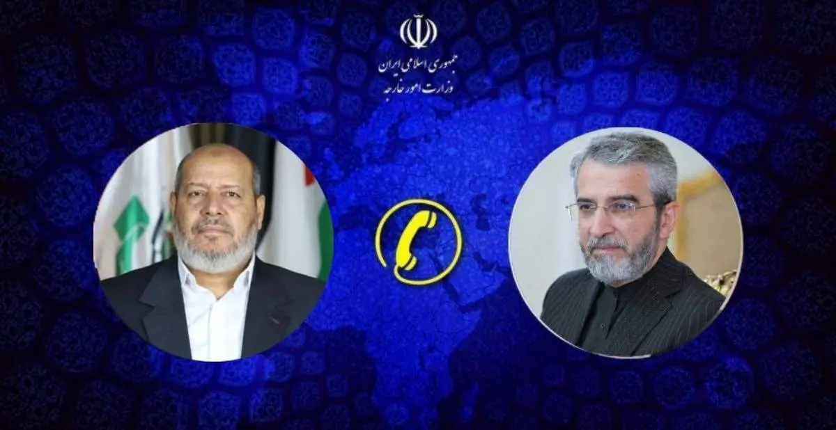 گفتوگوی علی باقری با معاون دفتر سیاسی حماس