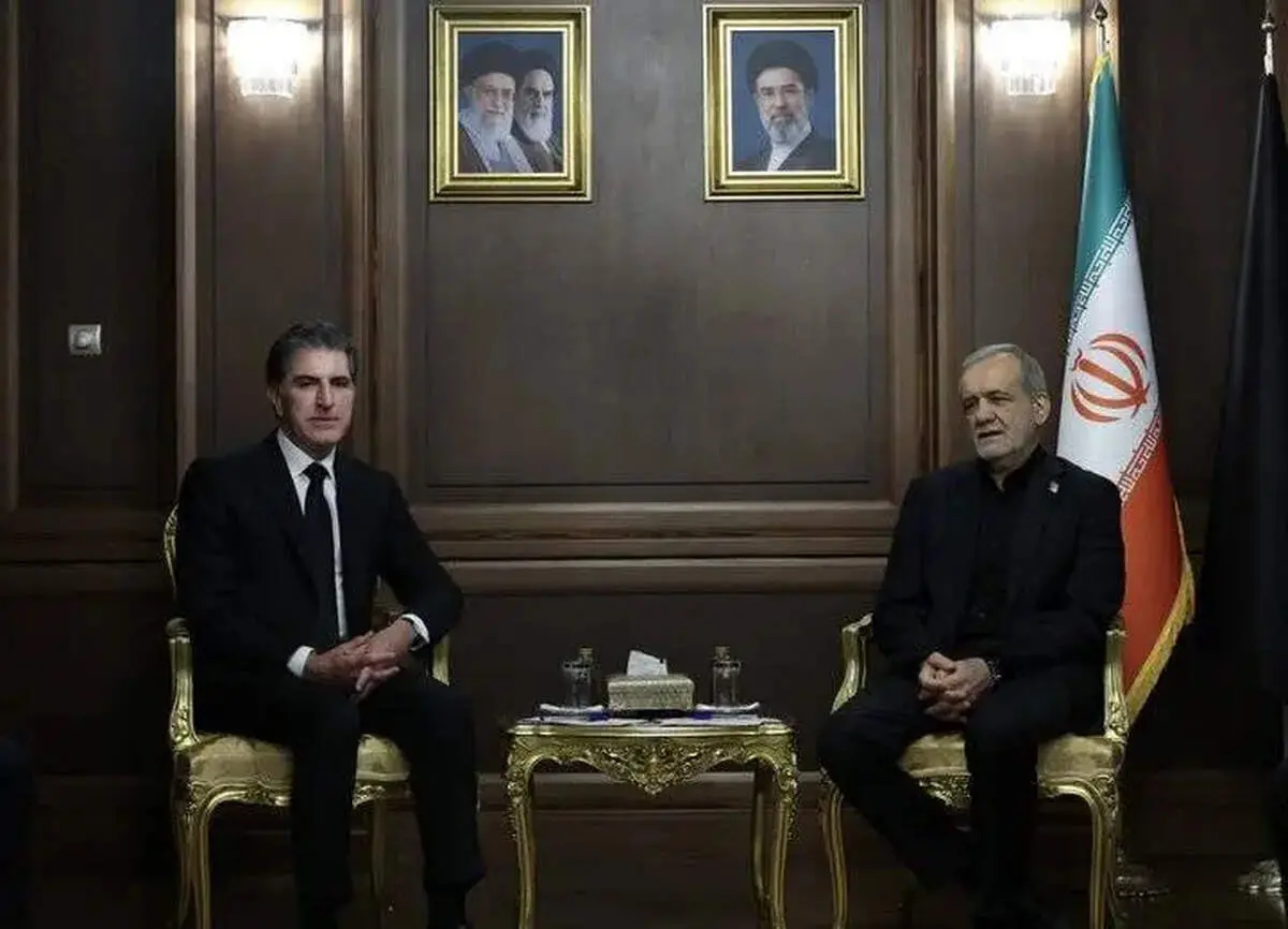 بارزانی: بابت دیدار با پزشکیان بسیار خوشحالم