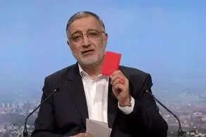 علیرضا زاکانی با کارت زرد و قرمز آمد + ببینید 
