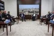 دیدار هیئت حماس با وزیر خارجه ترکیه در دوحه 