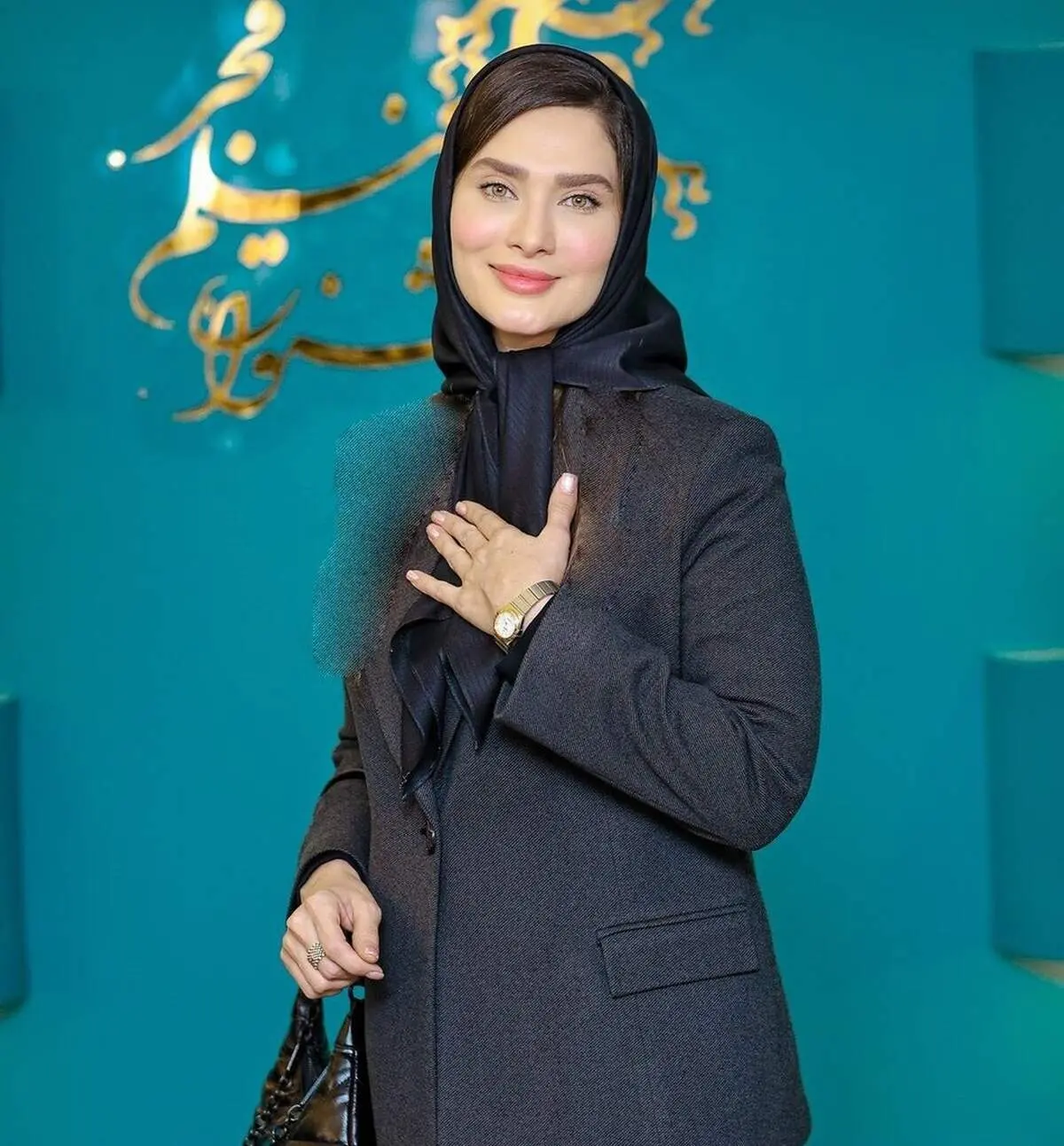 مریلا زارعی ، فریبا نادری، هدی زین‌العابدین و غزل شاکری با استایل مشکی شیک/ ببینید