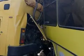 تصادف هولناک ۲ اتوبوس در جاده مخصوص کرج