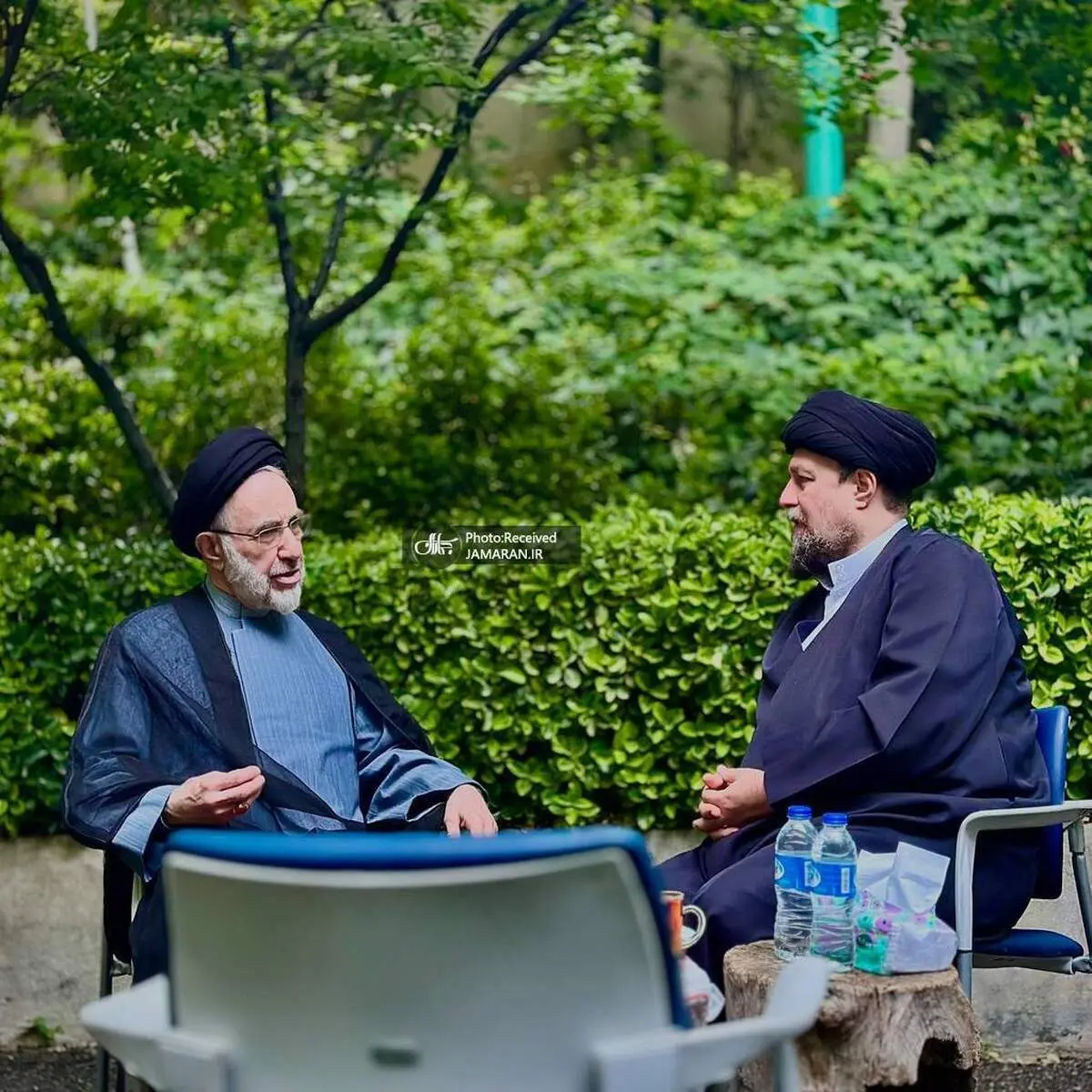 سید محمد خاتمی عصر امروز در بیت امام حضور یافت  