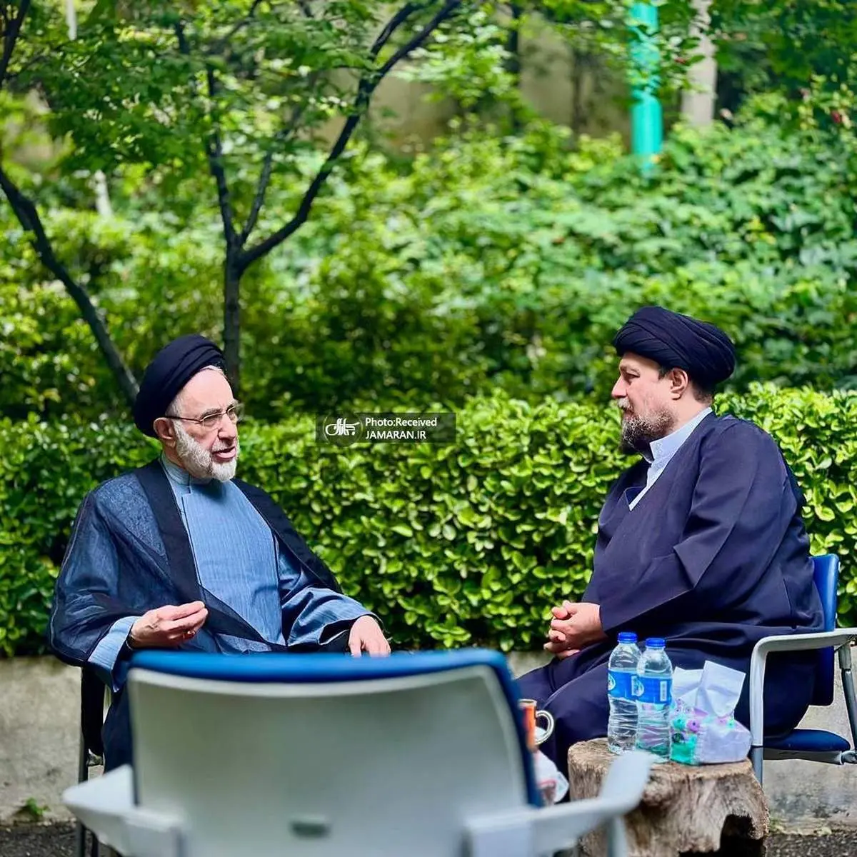 سید محمد خاتمی عصر امروز در بیت امام حضور یافت  
