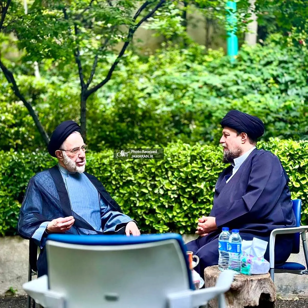 سید محمد خاتمی عصر امروز در بیت امام حضور یافت  