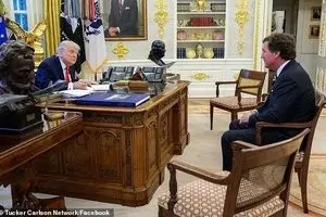 تاکر کارلسون به دیدار ترامپ رفت 