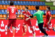 شادی دیدنی تیم فوتسال افغانستان در رختکن بعد از صعود