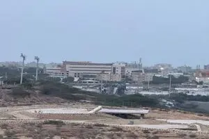 وزیر جنگ آمریکا لحظه سقوط برج مراقبت دریایی چابهار را منتشر کرد + عکس 