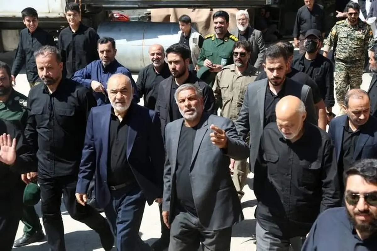 یک پایگاه هوایی با حضور فرماندهان ارشد سپاه پاسداران افتتاح شد