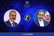 رایزنی فیدان و عراقچی درباره تحولات ترکیه