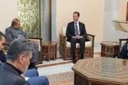 دیدار مشاور ارشد وزیر امور خارجه با رییس جمهور سوریه