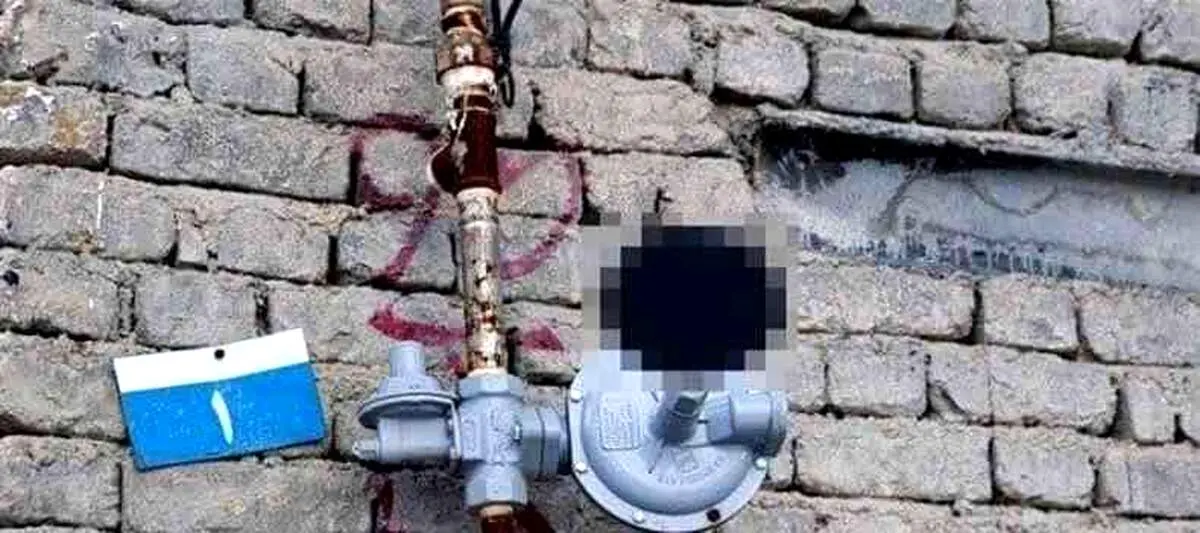ماجرای هولناک سر انسان روی علمک گاز در تهران + عکس