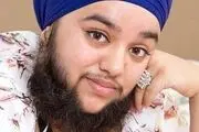 ریش زشت این دختر بیچاره فضای مجازی را ترکاند!+عکس