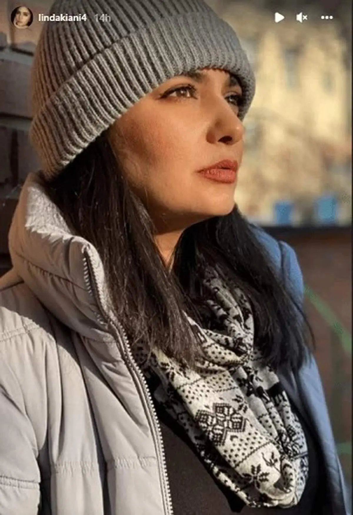 مدلینگ لیندا کیانی با پیراهن مجلسی و مزونی/ عکس