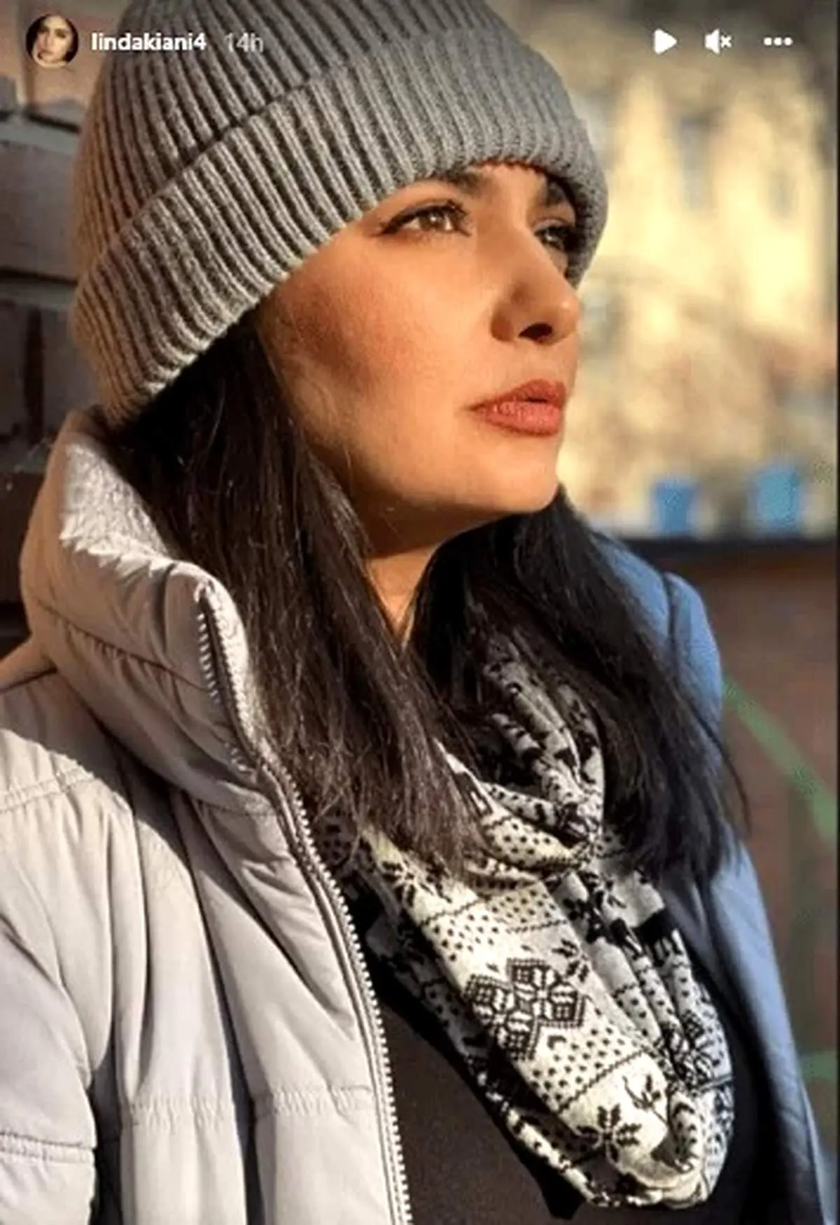 مدلینگ لیندا کیانی با پیراهن مجلسی و مزونی/ عکس