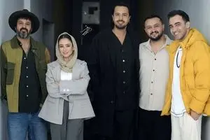 هانیه و فرزاد و اشکان سریال جان سخت در خارج از کشور/ عکس