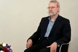 پیکر علی لاریجانی و فرزندش در حرم حضرت معصومه آرام گرفت