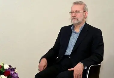 پیکر علی لاریجانی و فرزندش در حرم حضرت معصومه آرام گرفت