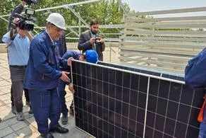 آیین نصب و بهره برداری از نیروگاه‌های خورشیدی در مجموعه نهاد ریاست جمهوری برگزار شد 