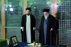 اولین تصویر از جایگاه پیکر رهبر شهید انقلاب در مصلی تهران