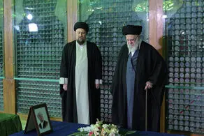 اولین تصویر از جایگاه پیکر رهبر شهید انقلاب در مصلی تهران