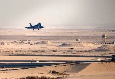 عکس توجه‌برانگیز از پایگاه آمریکا در امارات